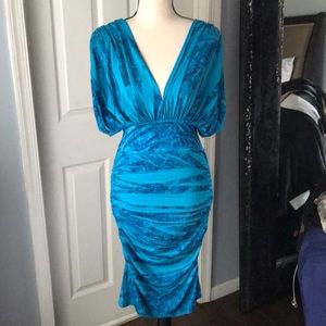 Blue mikino dress